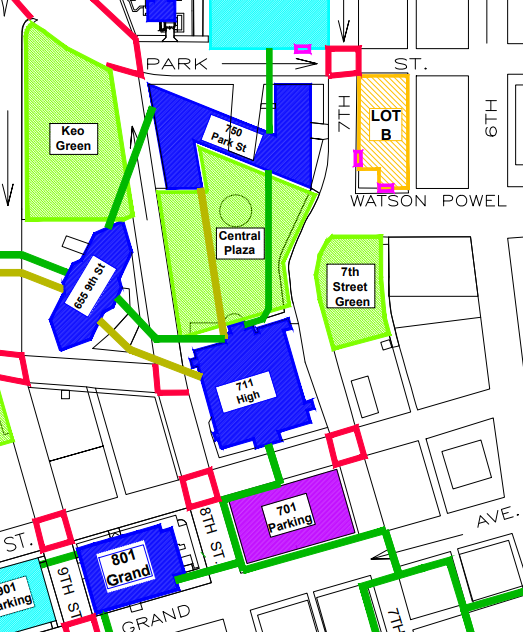 Principal parking map