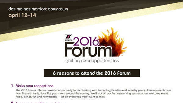 2016 SHAZAM Forum